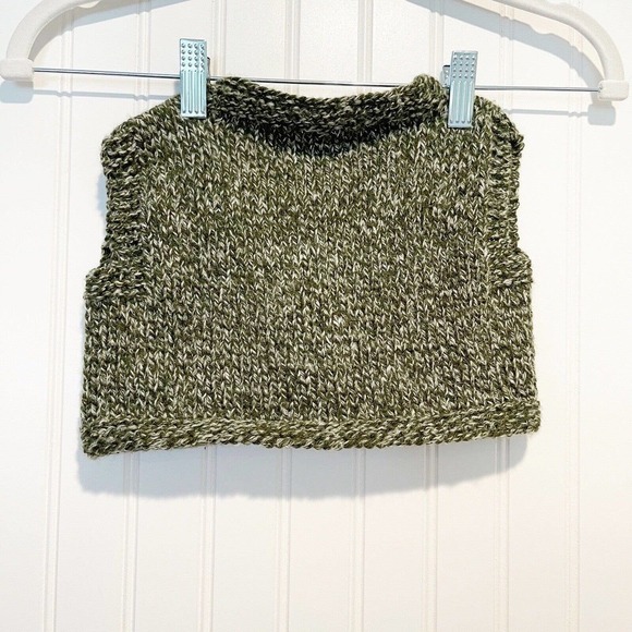 Green Knit Monkey Cardigan Sweater Baby Size 12 Months - Picture 4 of 4